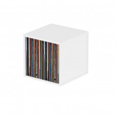 Glorious Record Box White 110  подставка, система хранения виниловых пластинок 110 шт., цвет белый
