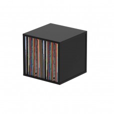 Glorious Record Box Black 110  подставка, система хранения виниловых пластинок 110 шт., цвет чёрный