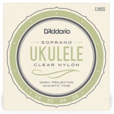 D`Addario EJ65S  струны для укулеле Сопрано Pro Arte, чистый нейлон, 24-32-34-28