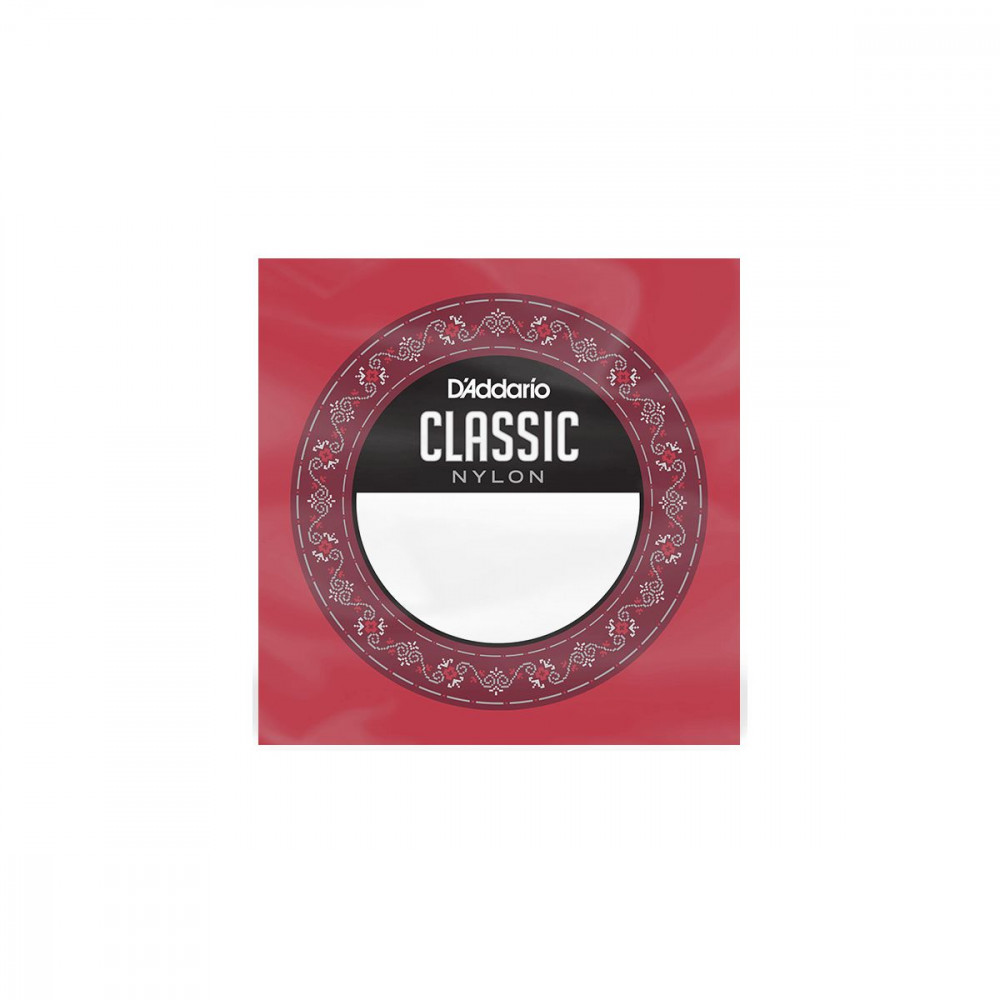 D`Addario J2701  первая струна E для классической  гитары, калибр .028" (0.77 мм), нейлон