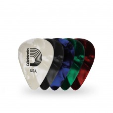 D`Addario 1CAP6-10 Assorted Pearl Celluloid Heavy  медиаторы, 10 шт. в упаковке, 1.00 мм.