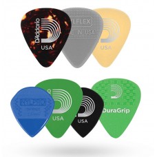 D`Addario 1XVP4-5  набор медиаторов, ассорти из разных серий, толщина Medium, 7 шт.