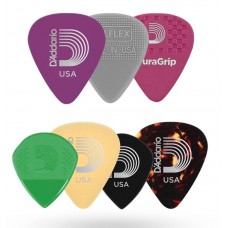 D`Addario 1XVP6-5  набор медиаторов, ассорти из разных серий, толщина Heavy, 7 шт.