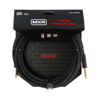 Инструментальный кабель MXR DCIR20 Stealth Series, шумоподавление, 6,1 м, прямые джеки