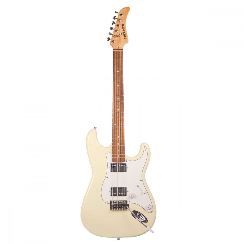 Fernandes LE-1Z HH CW  электрогитара Stratocaster HH, цвет кремовый