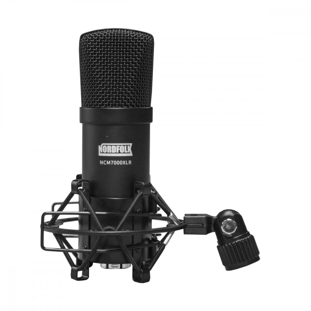 Nordfolk NCM7000XLR  конденсаторный студийный микрофон, диафр 14 мм, антивибрац. держ. в компле