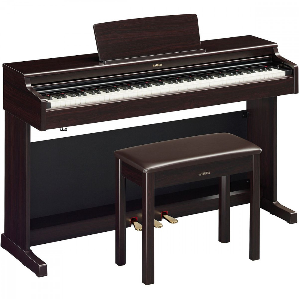 Цифровое пианино с банкеткой YAMAHA YDP-165R Arius, клавиатура GH3, 192 полифония, 10 тембров