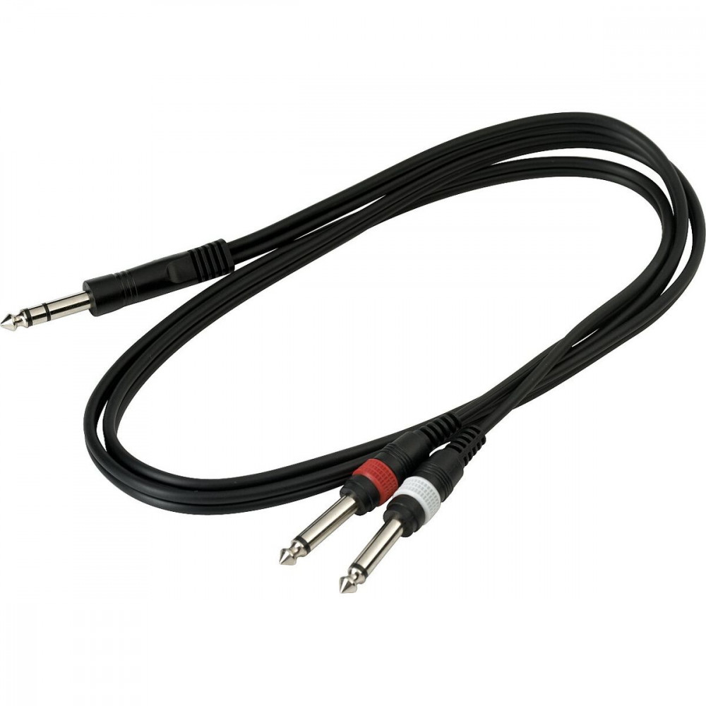 Rockcable RCL 20922 D4  шнур джек стерео - 2 х джек, 1,5 м