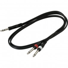 Rockcable RCL 20922 D4  шнур джек стерео - 2 х джек, 1,5 м