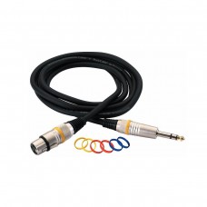 Rockcable RCL 30383 D6 F BA  Кабель балансный XLR (F) - джек стерео, 3 м.