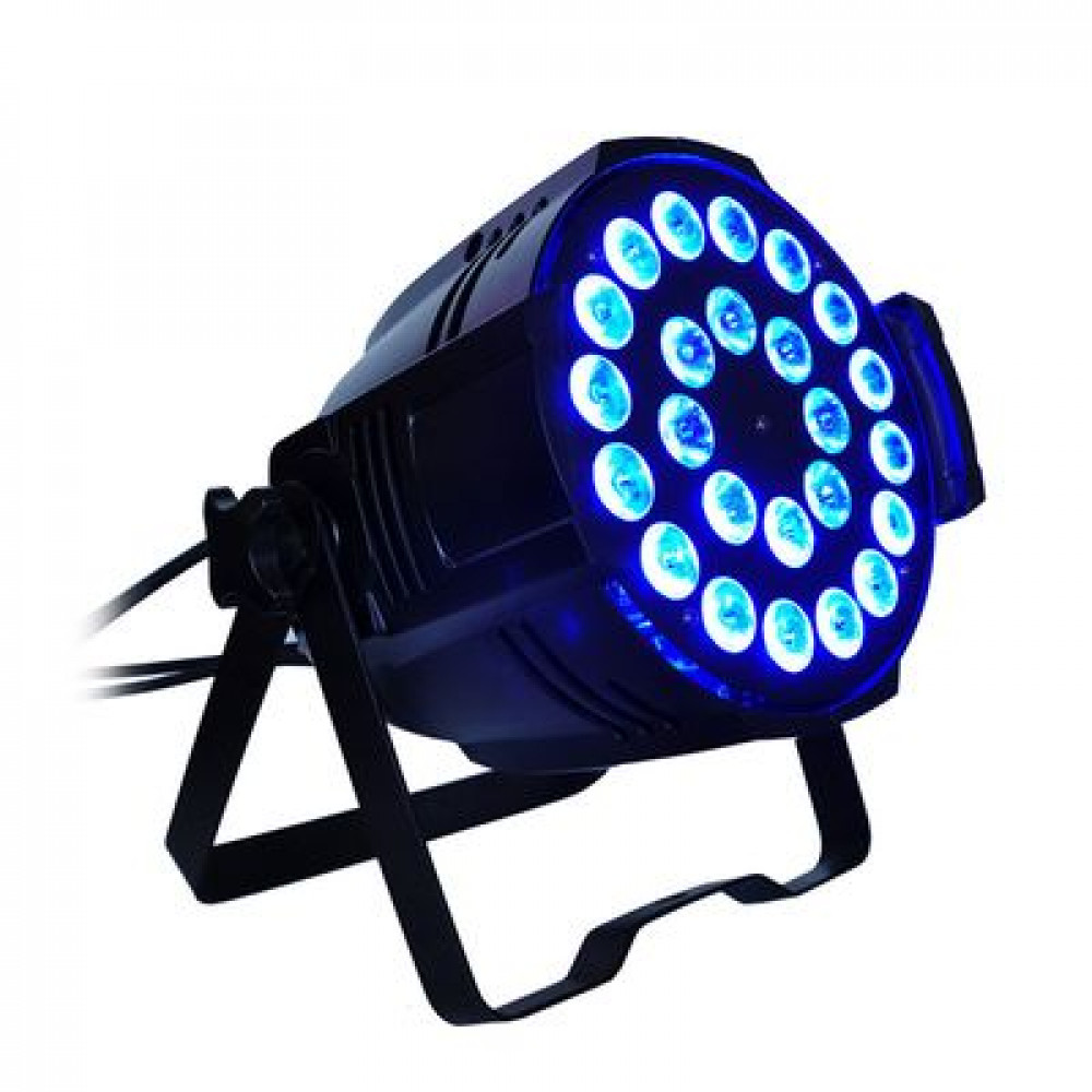 AstraLight PZ-005  прожектор LED PAR 24 х12W RGBWA (5 в1), DMX, звук.актив, master/slave, авто