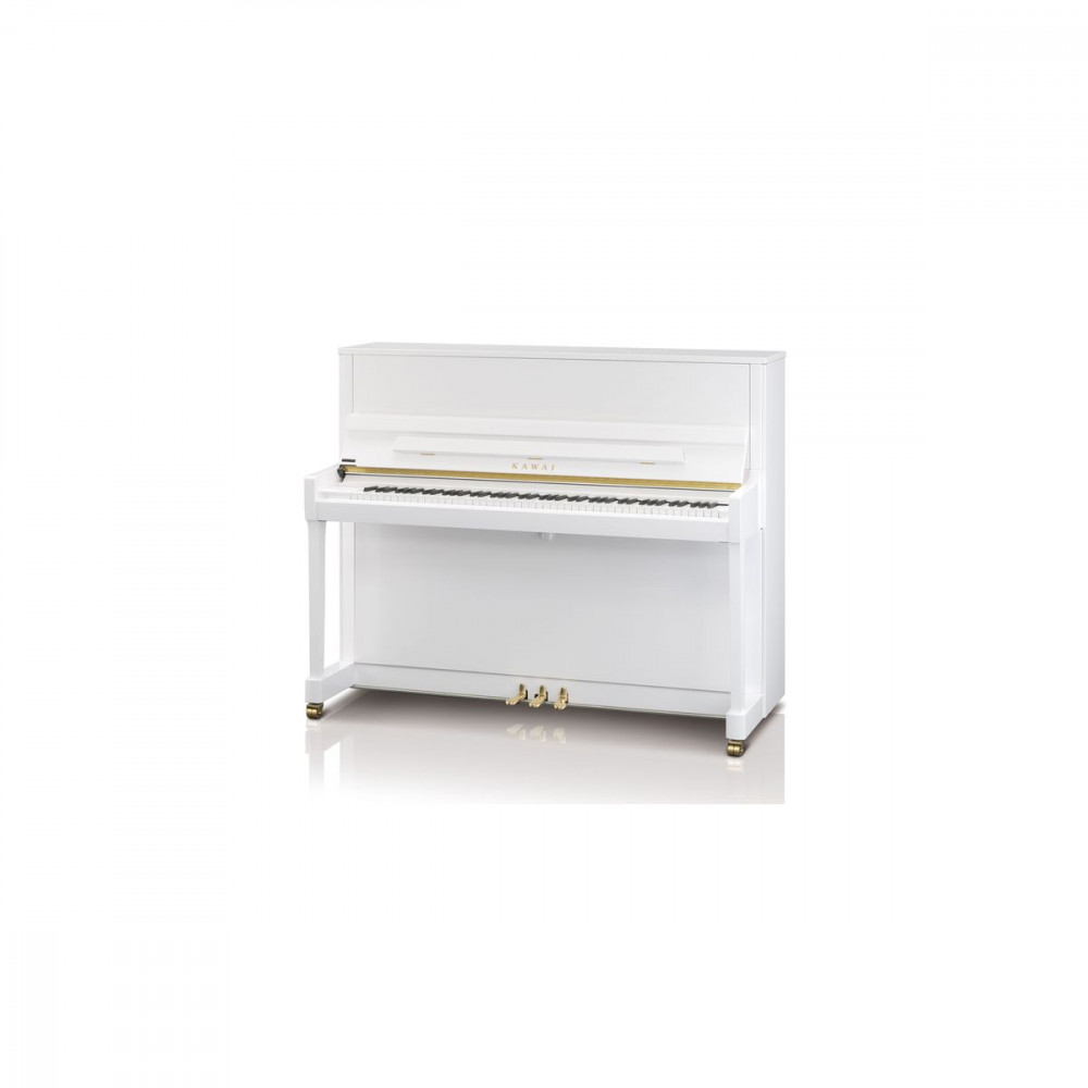 Kawai K300 WH/P JP  пианино, банкетка в комплекте, высота 122 см, цвет белый полированный, Япония 