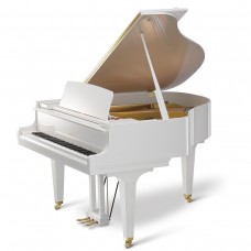 Kawai GL-30 WH/P  рояль, длина 166 см, цвет белый полированный,  банкетка в комплекте, Япония