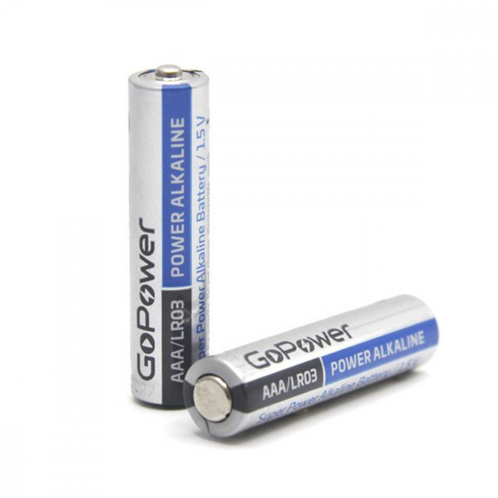 GoPower Alkaline AAA/LR03 1.5V  батарейка мизинчиковая 1.5В
