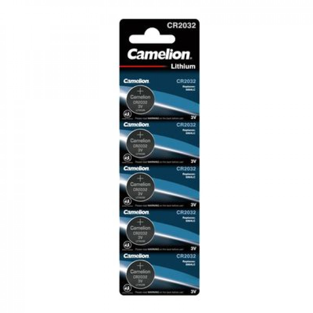 Camelion Lithium CR2032 3V  батарейка дисковая 3В