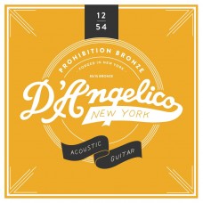 D'Angelico Acoustic 1254  струны для акустической гитары