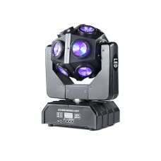 AstraLight LH-C056A  вращающаяся  голова, 12 LED,DMX, авто, звук.активация,  Master/slave