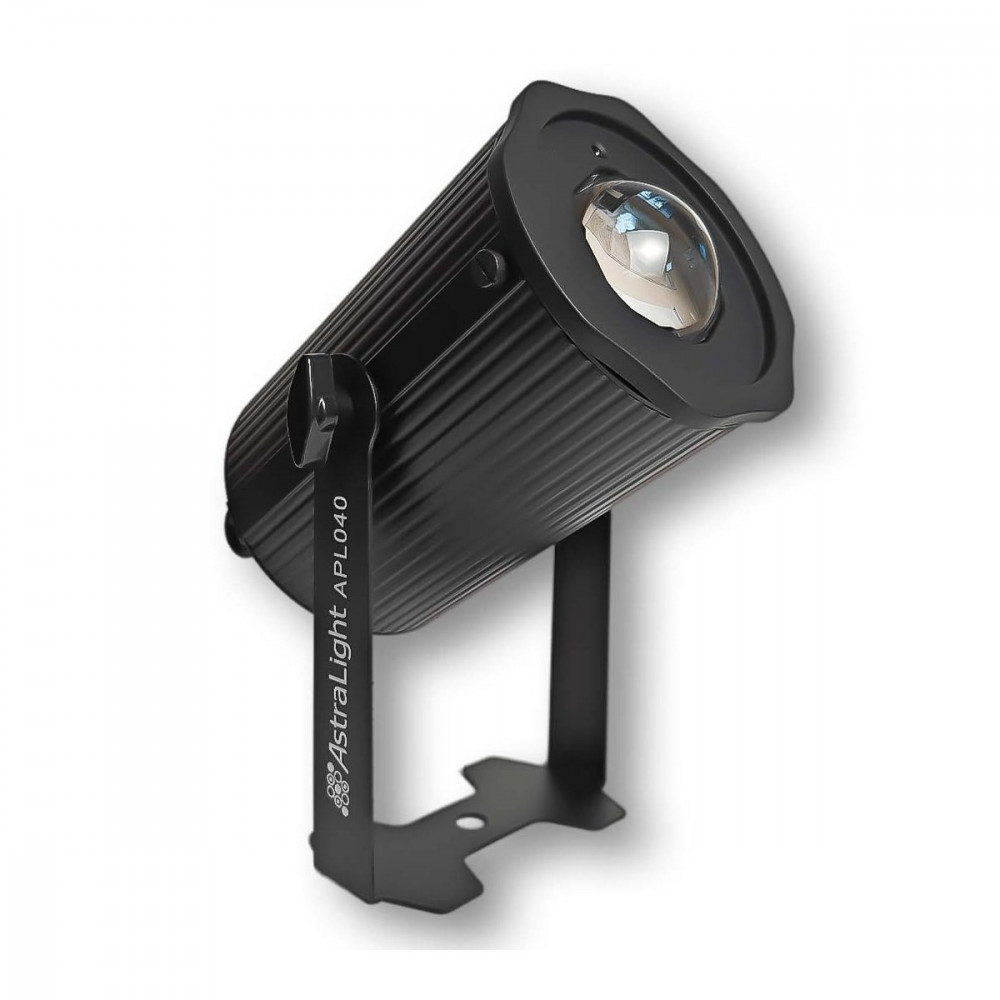 AstraLight APL040  лучевой прожектор LED 40W RGBW, Zoom 4~60° для подсветки зеркального шара от 50см