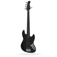 Sire V3-5 BKS  5-струнная бас-гитара, форма Jazz Bass, активная электроника, цвет черный матовый