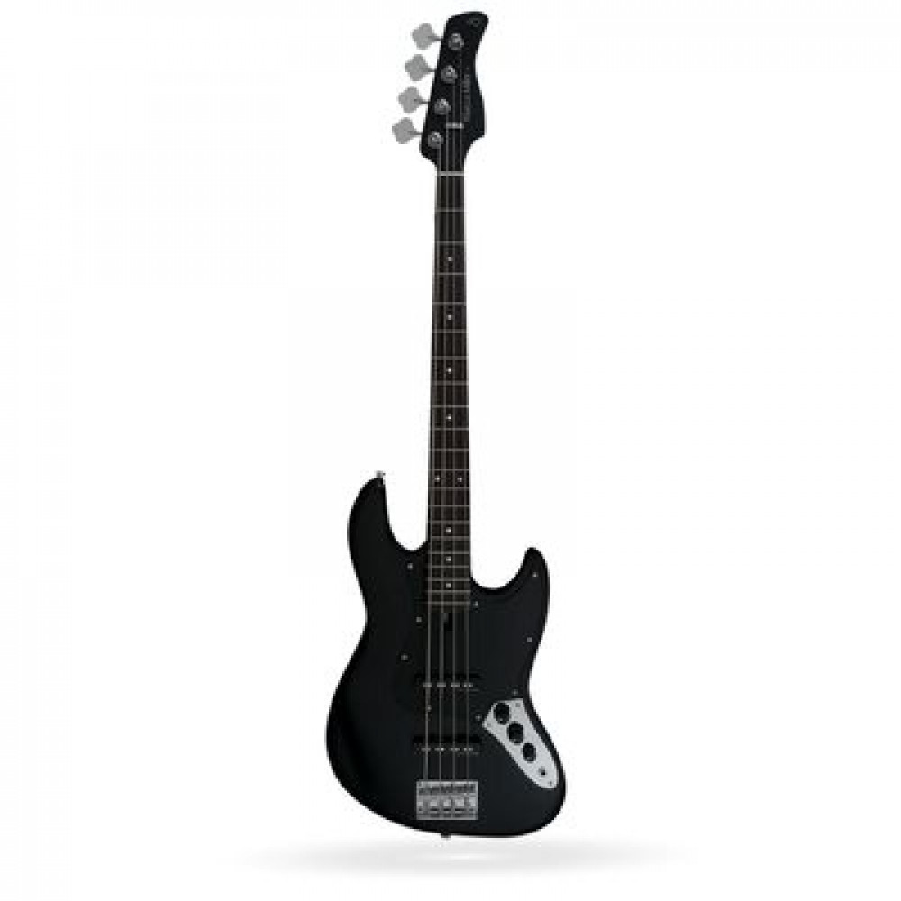 Бас-гитара SIRE V3P-4 BKS, форма Jazz Bass, цвет черный матовый