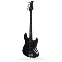 Бас-гитара SIRE V3P-4 BKS, форма Jazz Bass, цвет черный матовый