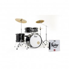 Pearl RS525SBC/C31  ударная установка из 5-ти барабанов, цвет Jet Black, (3 коробки)