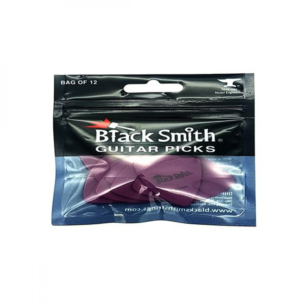 BlackSmith Triangle TAP120PE-EH Extra Heavy 1.2mm Purple  упаковка медиаторов, delrin, 1.2 мм, 12 шт