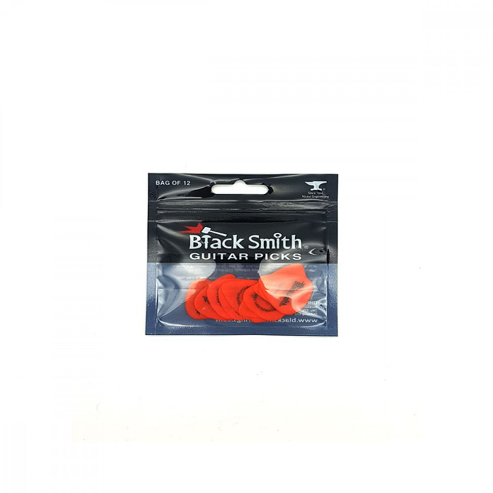 BlackSmith Standard Picks SDP005RD-L Light 0.5mm Red  упаковка медиаторов, delrin, 0.5 мм, 12 шт