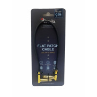 Патч-кабель BLACKSMITH Patch Cable Gold Flat 0.98ft GSFPC-30, 30 см, угл Jack/угл Jack, позол конт
