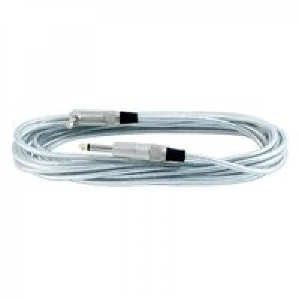 Rockcable RCL30256 D6 SILVER  Инструментальный кабель, джек(прямой)-джек(угловой) 6 метров