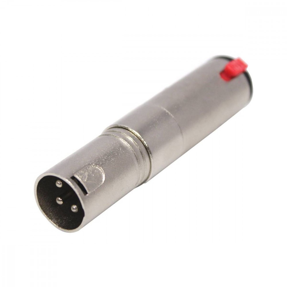 Nordfolk NCA5126  переходник XLR male <=> 6.3 мм stereo Jack (TRS) female, металл