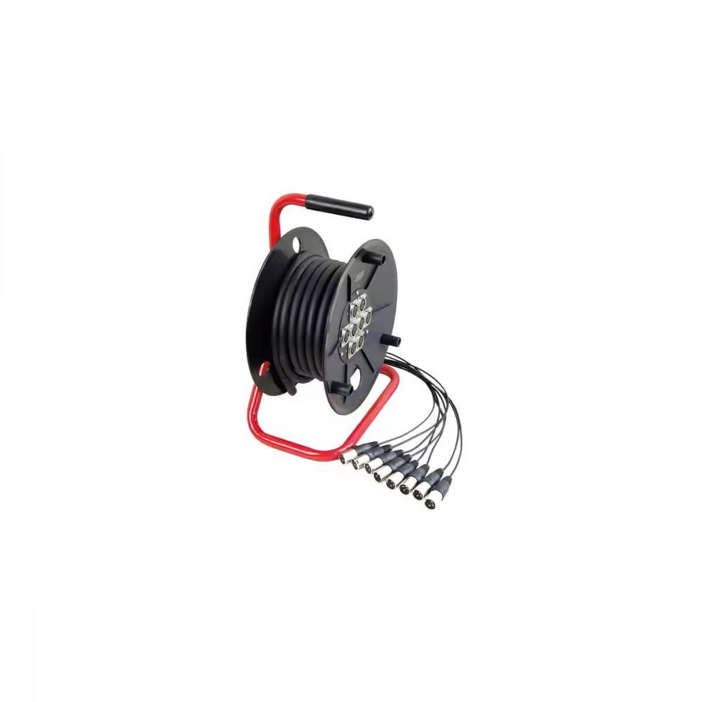 Nordfolk NSBL921 15m  мультикабель на катушке, XLR 8  F => XLR 8 M, 15 метров