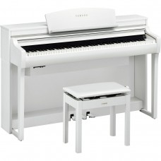 Yamaha CSP-275WH  цифровое пианино с банкеткой, GrandTouch-S™ деревянные клавиши только белые