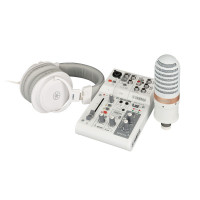 Комплексный пакет YAMAHA AG03MK2 White LSPK, AG03MK2+YCM01- конд микр+YH-MT1- наушники