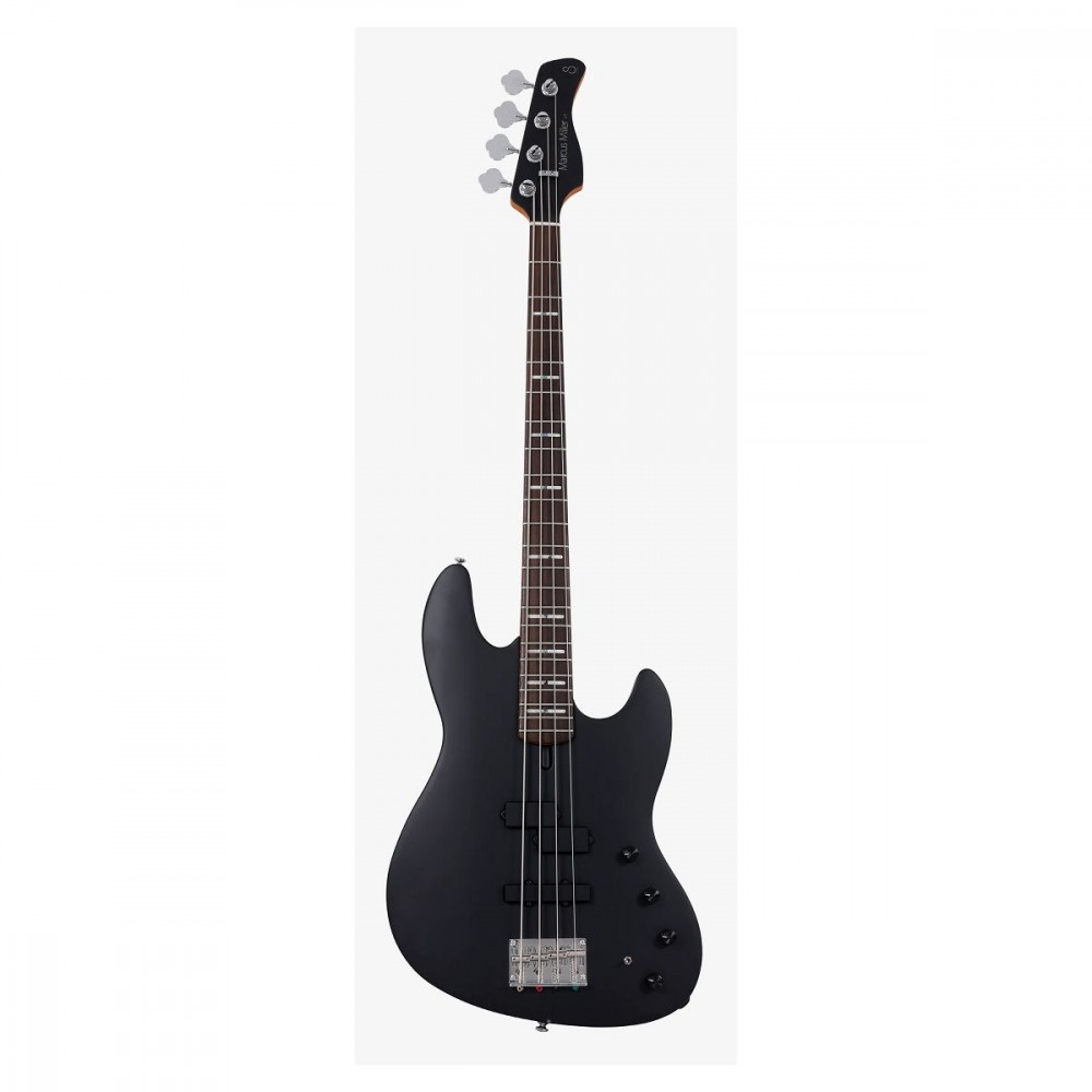 Бас гитара SIRE U7-4 BK.S, форма Jazz Bass, цвет черный