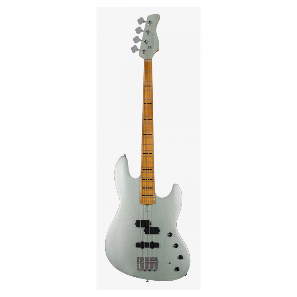 Бас гитара SIRE U7-4 SGM, форма Jazz Bass, цвет зеленый