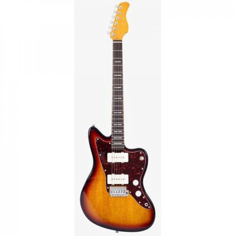Электрогитара SIRE J3 3TS, форма Jazzmaster, цвет санберст