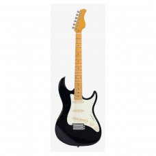 Sire S5 BK  электрогитара, форма Stratocaster, ольха, клен/клен, SSS, Tremolo, цвет черный