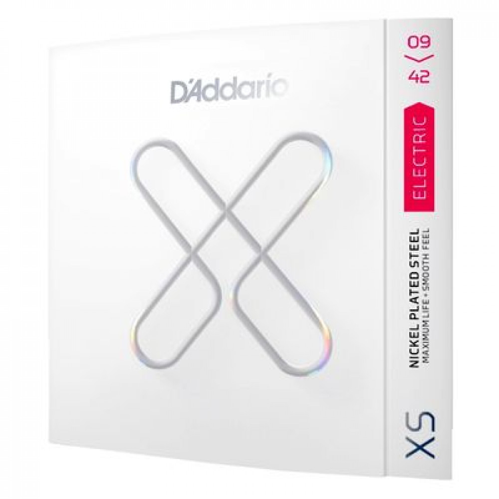 D'Addario XSE0942  Струны для электрогитары, никель, 9-42, с покрытием и увеличенным сроком службы