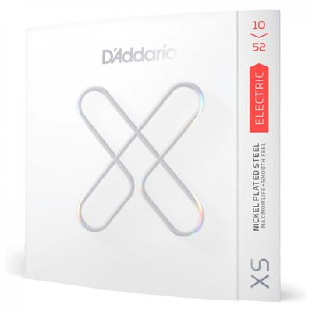 D'Addario XSE1052  Струны для электрогитары, никель, 10-52, с покрытием и увеличенным сроком службы