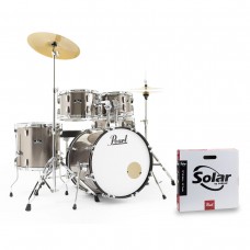 Pearl RS505C/C707  ударная установка из 5-и барабанов, цвет Bronze Metallic, (3 коробки) 