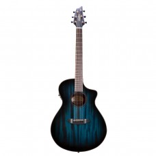 Breedlove Rainforest S Concert Papillon CE  электроакустическая гитара, цвет синий