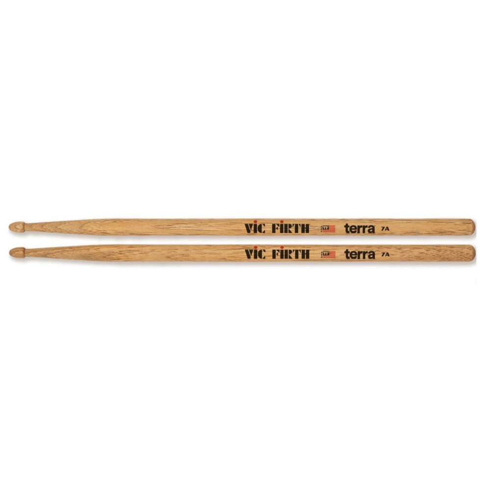 Vic Firth 7AT  Terra палки, орех, более ярко выраженный рисунок структуры дерева