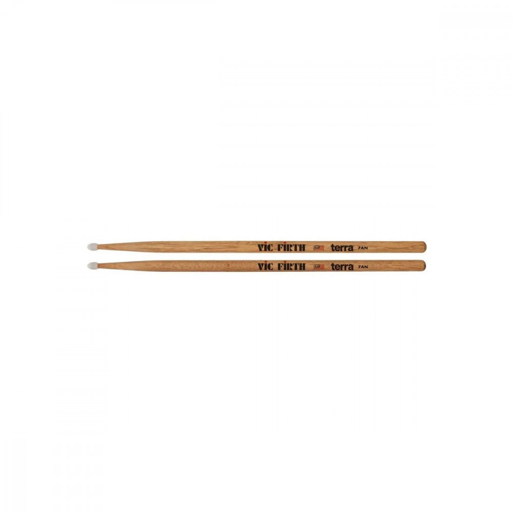 Vic Firth 7ATN  Terra палки, орех, более ярко выраженный рисунок структуры дерева, нейлон