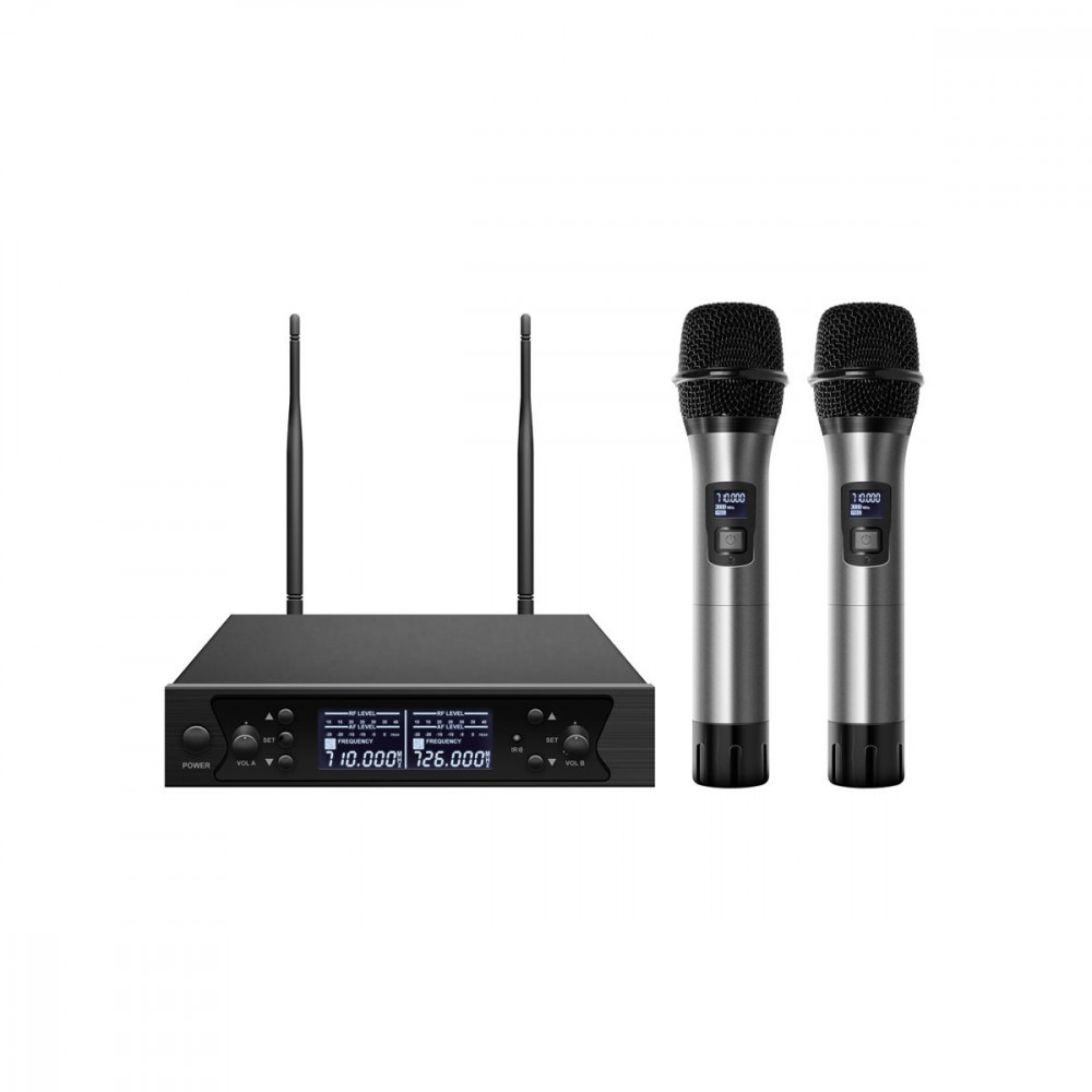 Axelvox DWS7000HT (HT Bundle)  двойная р/сист, 2 ручных микр, 100 кан, AX-7000H