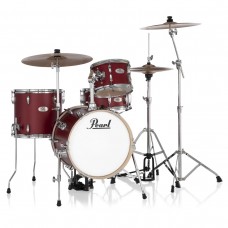 Pearl MT564/C-D747  ударная установка из 4-х барабанов, стойки в комплекте, цвет Matte Red (2 кор)