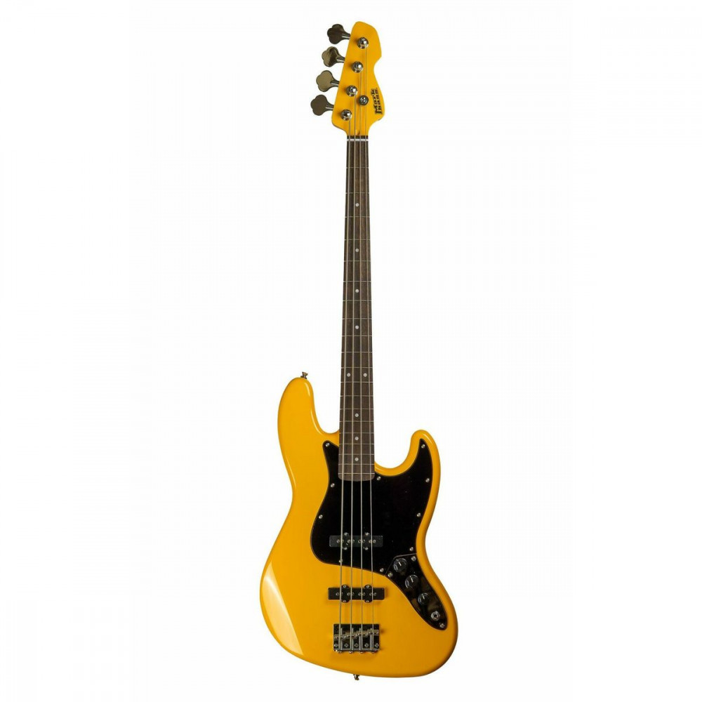 Markbass MB 4 Yellow JB  бас-гитара j-bass, цвет желтый, чехол в комплекте