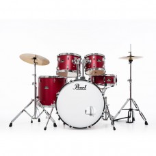 Pearl RS505C/C747  ударная установка из 5-ти барабанов, цвет Matte Red, (3 коробки)