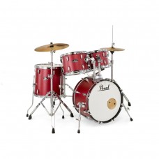 Pearl RS585C/C747  ударная установка из 5-ти барабанов, цвет Matte Red, (3 коробки)
