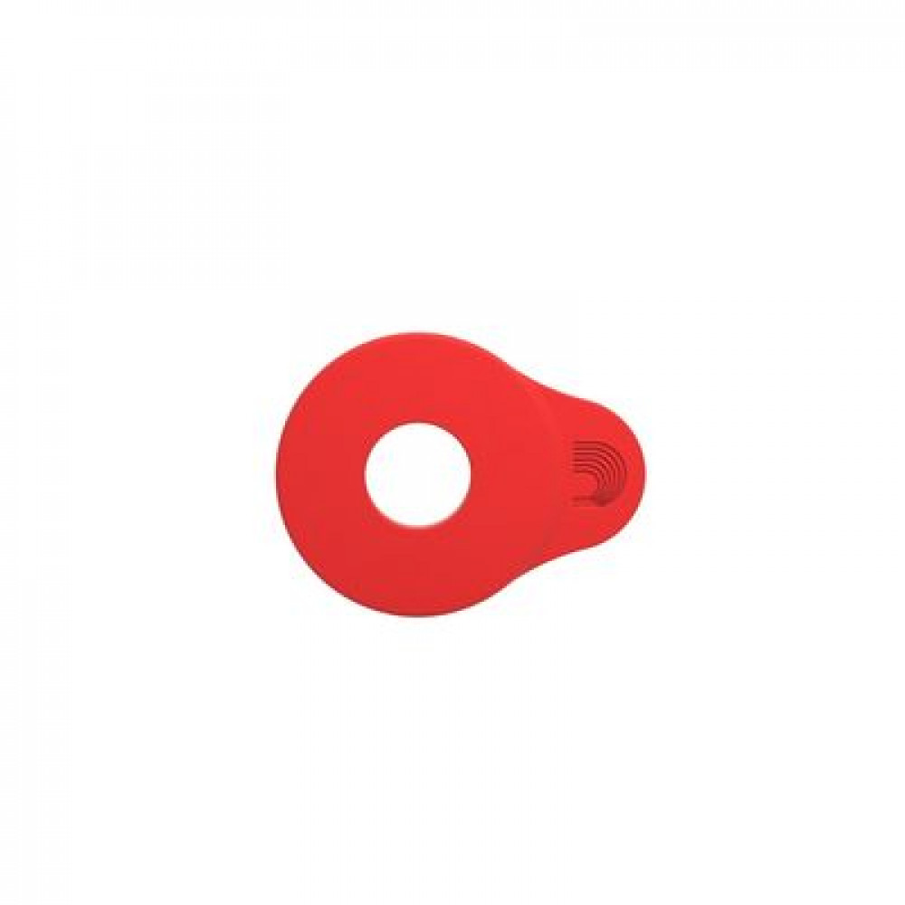 D`Addario PW-FLSB-04RD Flex Lock Strap Block  резиновые стреплоки, цвет красный, 4 шт. в упаковке